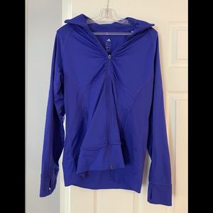Purple Adidas Climate Running Jacket